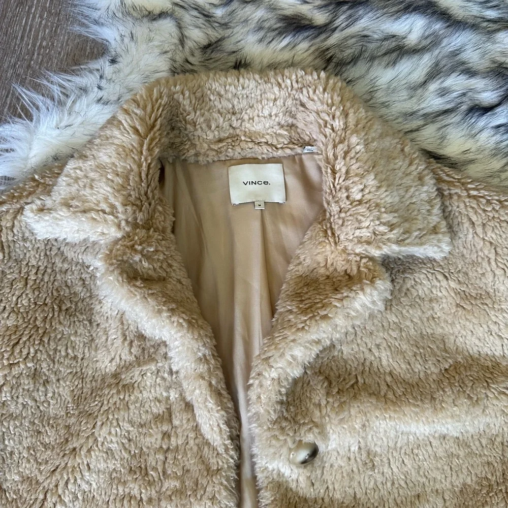 NWT - Vince Teddy Shearling Jacket - Picture 12 of 14